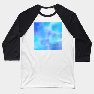 Blue Watercolor Baseball T-Shirt